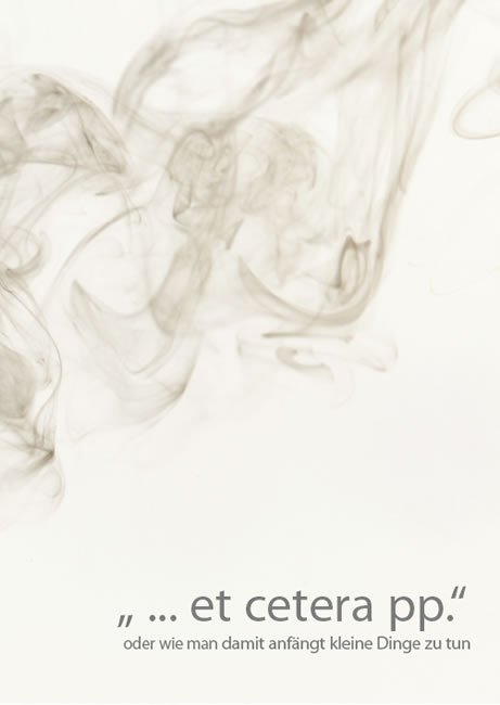 „ … et cetera pp.“