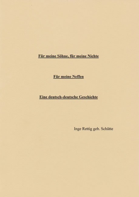Eine deutsch-deutsche Geschichte