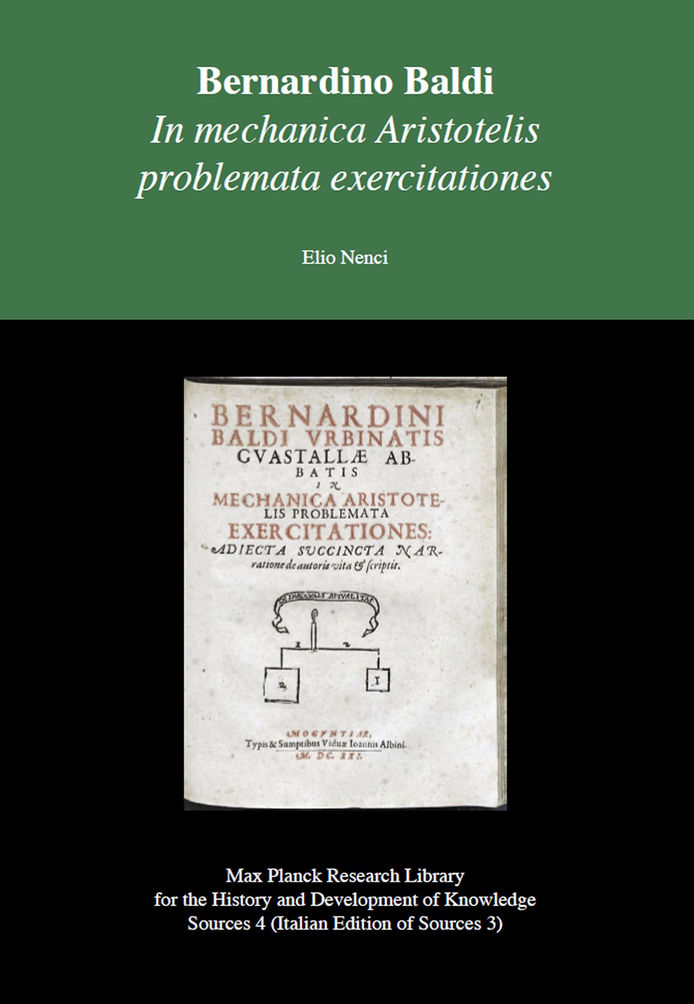 Bernardino Baldi – In mechanica Aristotelis problemata exercitationes